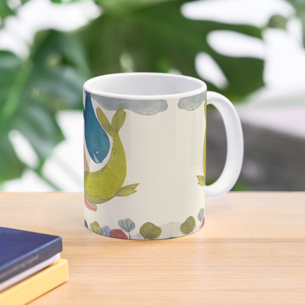 it's raining whales! Mug