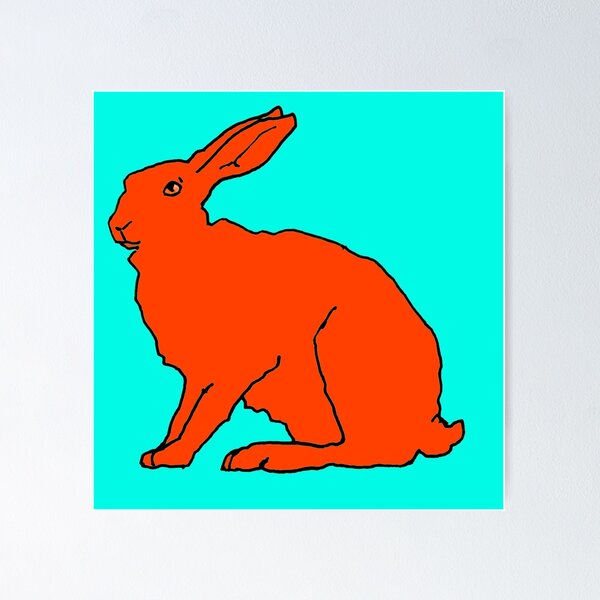 Item preview, Orange rabbit designed and sold by Bilderbuch.
