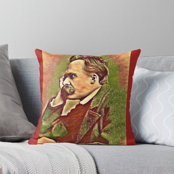 Item preview, Friedrich Nietzsche in warm colors designed and sold by Pelikancrazy.