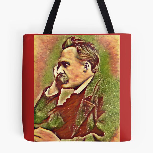 Item preview, Friedrich Nietzsche in warm colors designed and sold by Pelikancrazy.