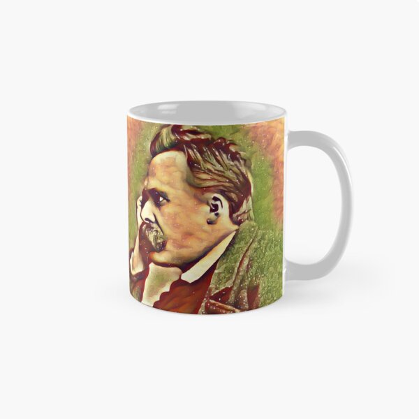 Item preview, Friedrich Nietzsche in warm colors designed and sold by Pelikancrazy.