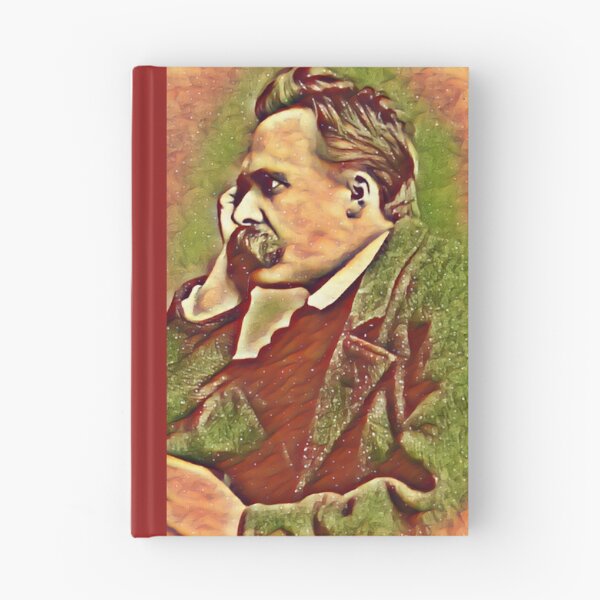 Item preview, Friedrich Nietzsche in warm colors designed and sold by Pelikancrazy.