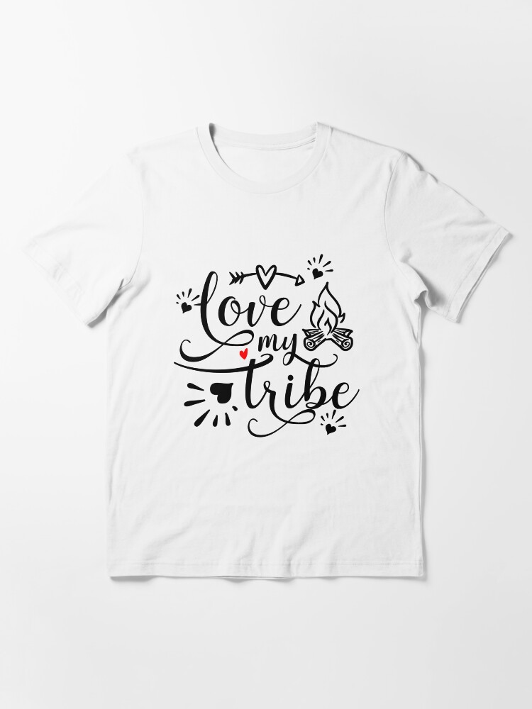 Alternate view of Love My Tribe - Valentine GIFT Essential T-Shirt