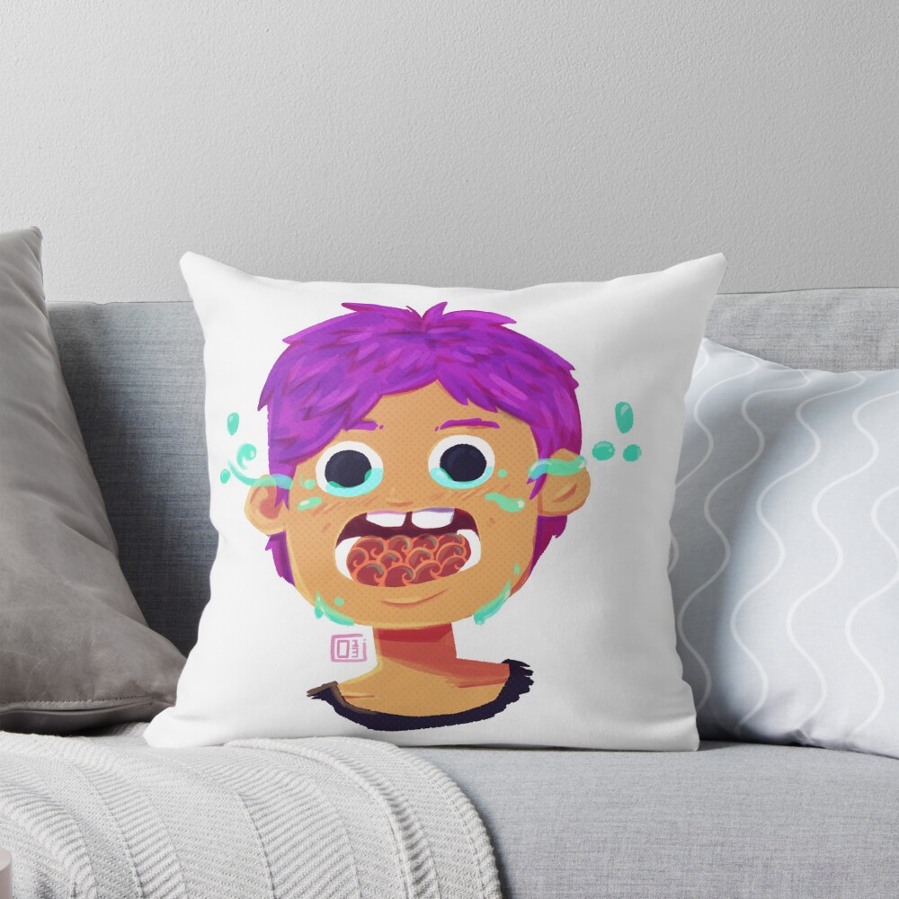 Item preview, Throw Pillow designed and sold by DrawOneThree.