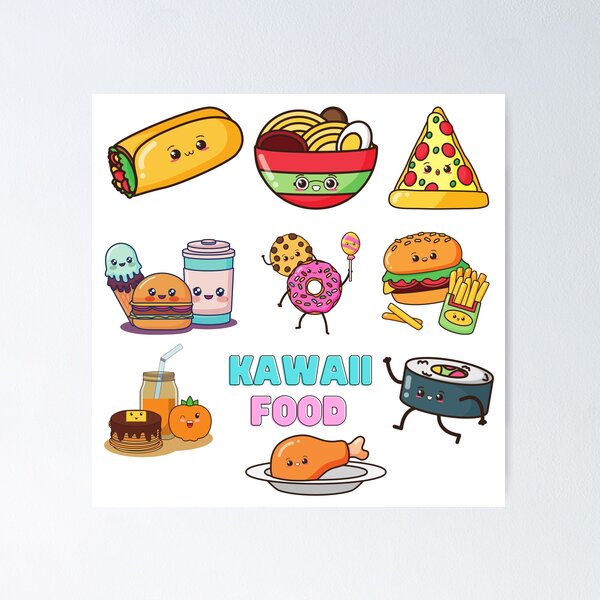 Artikelvorschau, Kawaii Essen Teil 1 entworfen und verkauft von Costas-Designs.
