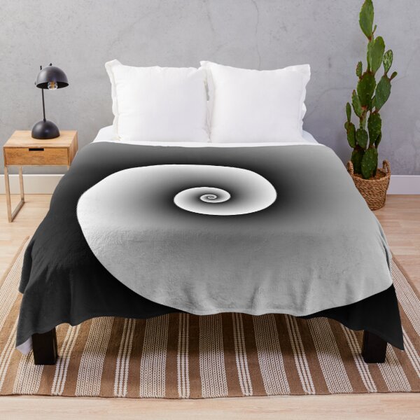 Artikelvorschau, Calm Down - Hypnotic Spiral in Monochrome entworfen und verkauft von gphotobox.