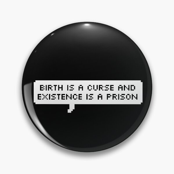 Item preview, Birth is a curse and existence is a prison by Michael | The Good Place  designed and sold by ravenbelly.