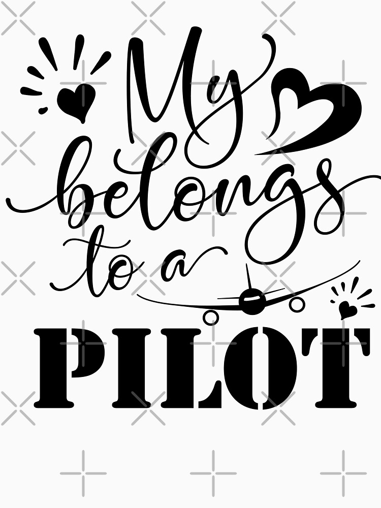 MY HEART BELONGS TO A PILOT - DARK DESIGN by STRADE