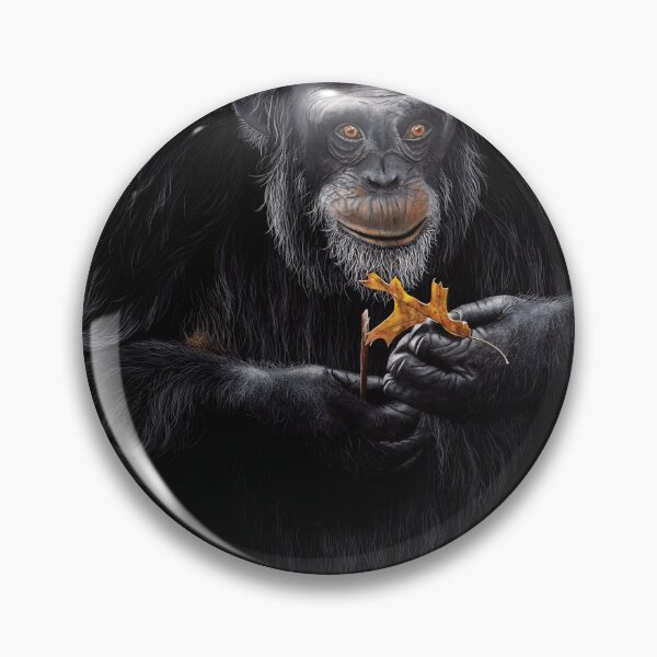 Item preview, Simple pleasures, chimpanzee portrait designed and sold by Debra Dickson.