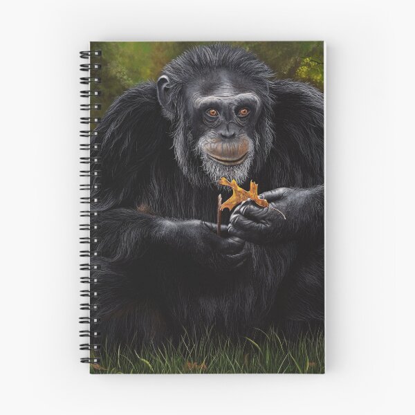 Item preview, Simple pleasures, chimpanzee portrait designed and sold by Debra Dickson.