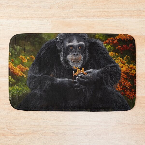 Item preview, Simple pleasures, chimpanzee portrait designed and sold by Debra Dickson.