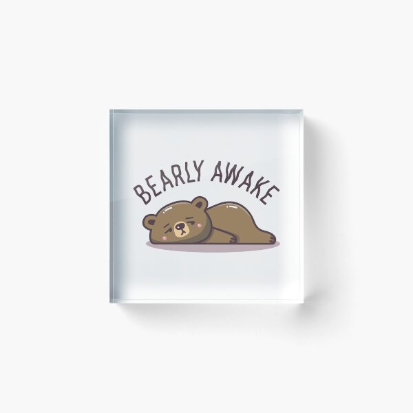 Item preview, Barely Awake - Bearly Awake designed and sold by Doa-ibu.