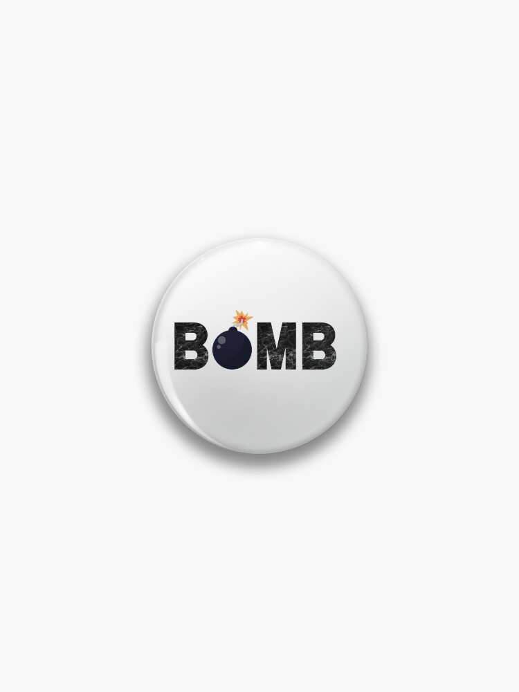Thumbnail 1 of 3, Pin, BOMB designed and sold by PureGeometry.