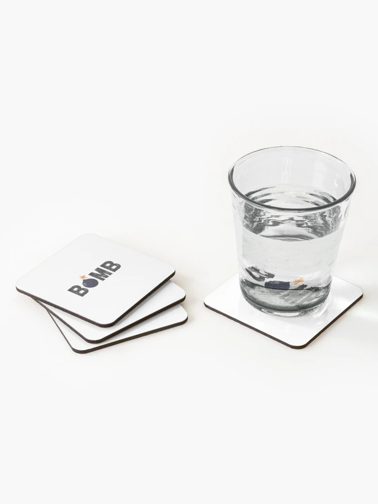 Thumbnail 2 of 5, Coasters (Set of 4), BOMB designed and sold by PureGeometry.