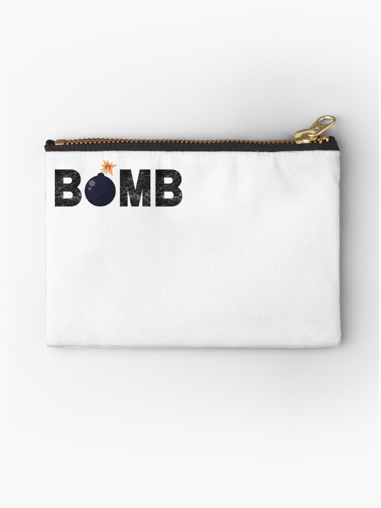 Thumbnail 1 of 4, Zipper Pouch, BOMB designed and sold by PureGeometry.