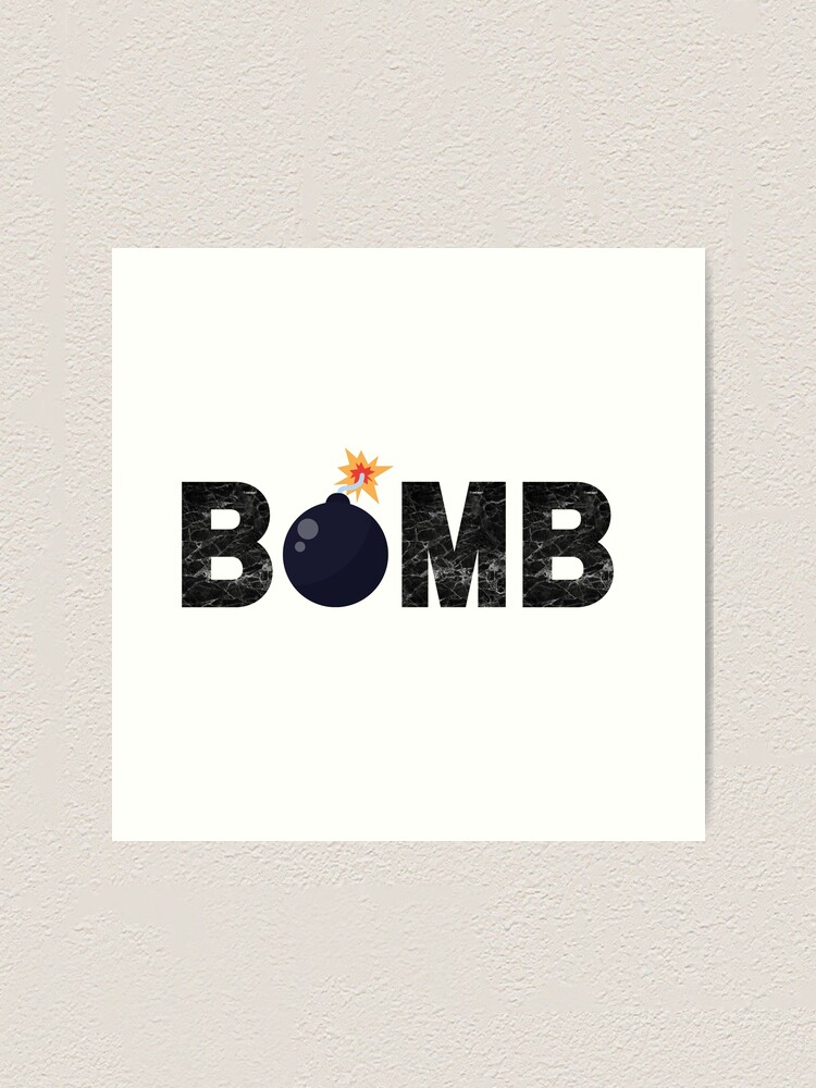 Thumbnail 1 of 3, Art Print, BOMB designed and sold by PureGeometry.