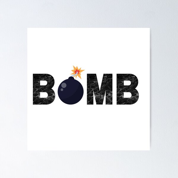 Item preview, BOMB designed and sold by PureGeometry.