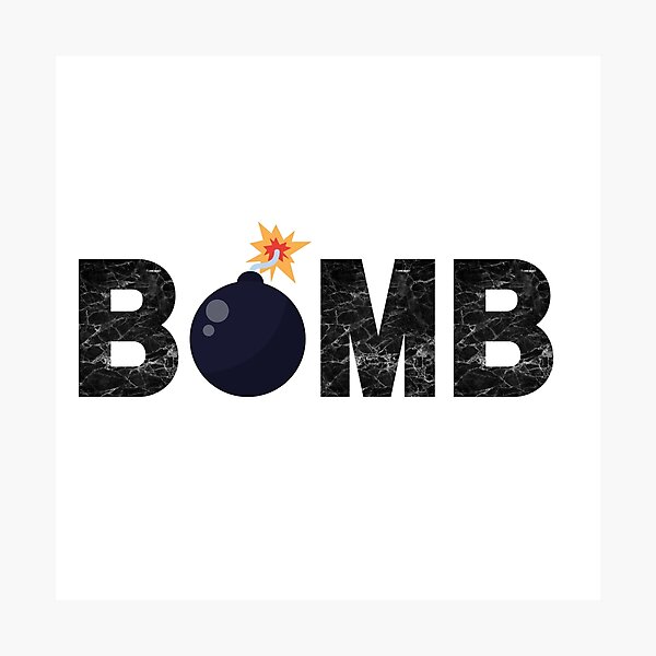 Item preview, BOMB designed and sold by PureGeometry.