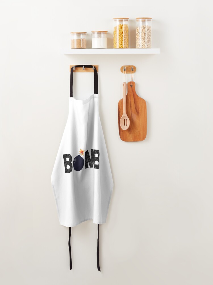 Thumbnail 4 of 6, Apron, BOMB designed and sold by PureGeometry.