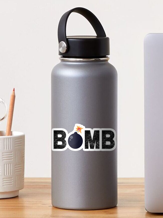 Thumbnail 1 of 3, Sticker, BOMB designed and sold by PureGeometry.