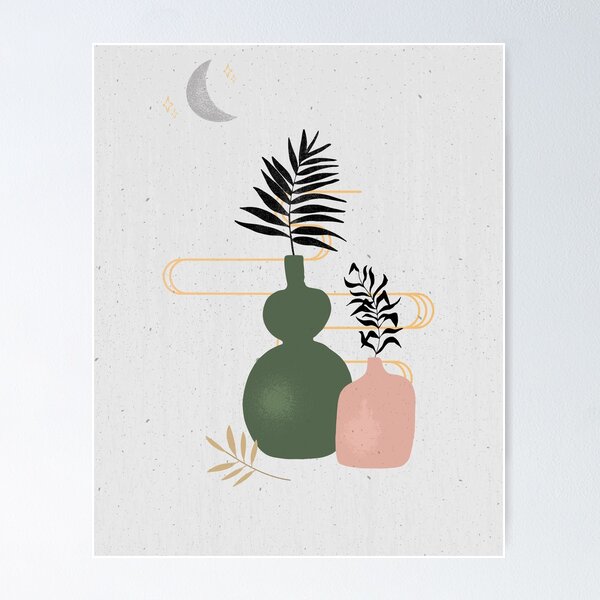 Item preview, Minimalist Illustration Grey World Plant Lover designed and sold by A. P..