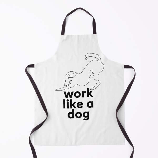 Item preview, Work like a dog. Funny animal saying with dog designed and sold by TrueType.