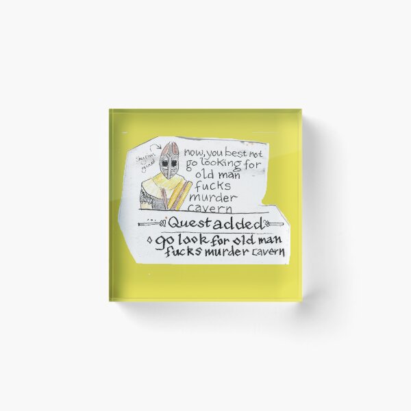 Item preview, "Now don't you go looking..." designed and sold by Theodora Ebeling.