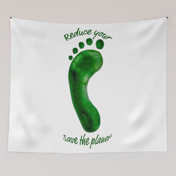 Item preview, Reduce Your Footprint Save The Planet designed and sold by adrianbrockwell.