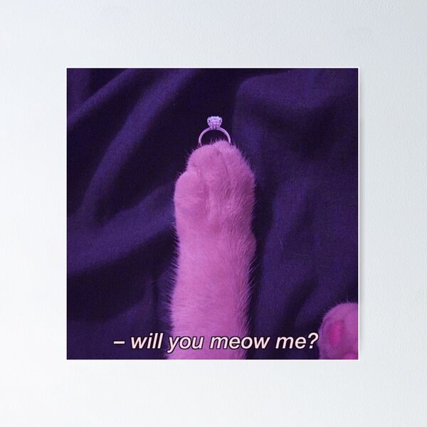 Item preview, Will you marry (meow) me?? designed and sold by aestheticlassic.