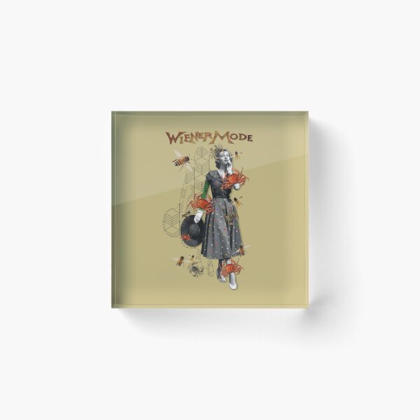 Item preview, Fifties 1950s Model with Big Hat and Crabs, Bees and Wasps designed and sold by KALEIDOSCOPE UK.