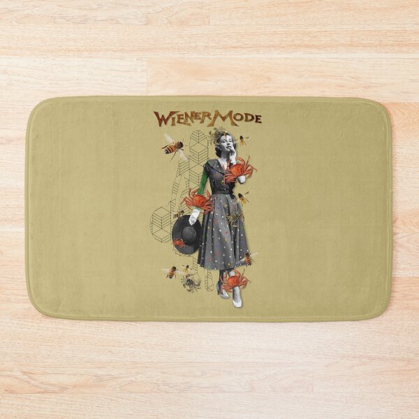 Item preview, Fifties 1950s Model with Big Hat and Crabs, Bees and Wasps designed and sold by KALEIDOSCOPE UK.