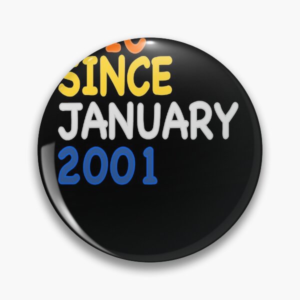 Item preview, Fun Epic Since January 2001, 20th Birthday Gift 20 Year Old T-Shirt designed and sold by Dibes94.