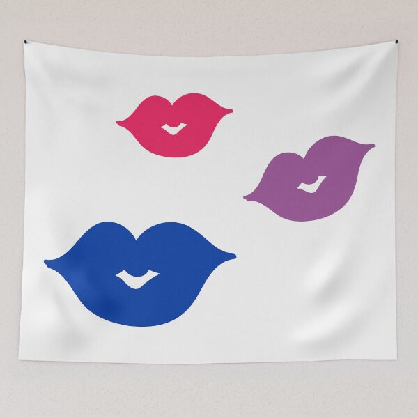 Item preview, Discreet Bisexual Pride Lips  designed and sold by meicha.