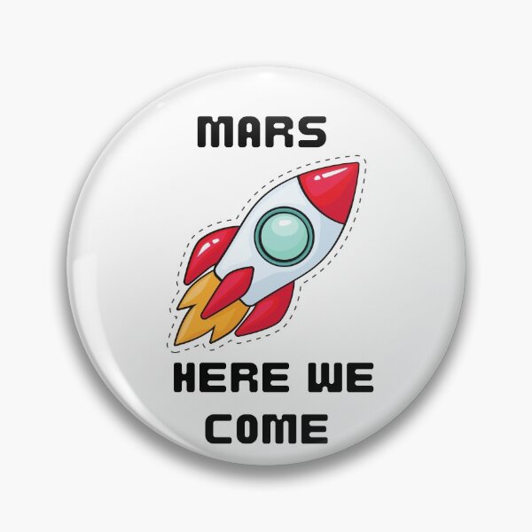 Item preview, Mars Here We Come | Funny Print designed and sold by C00KIESandMILK.