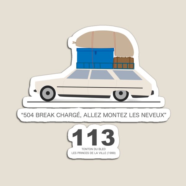 Item preview, 113 - Tonton du Bled - 504 Loaded Break designed and sold by Manu-k.
