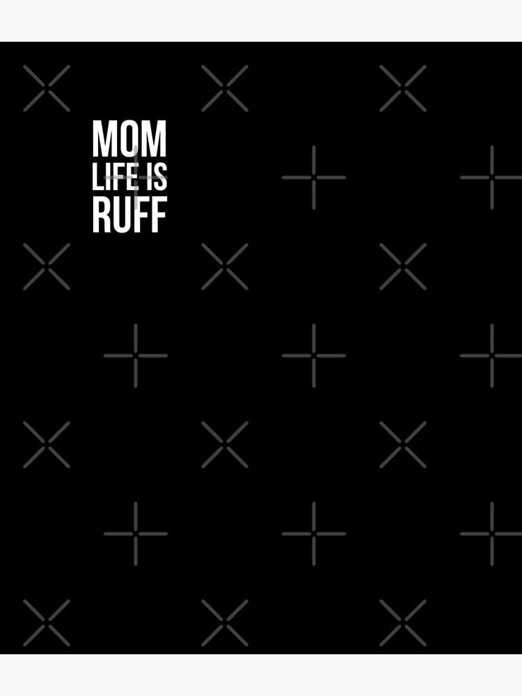 Thumbnail 3 of 3, Backpack, Mom Life Is Ruff designed and sold by evokearo.