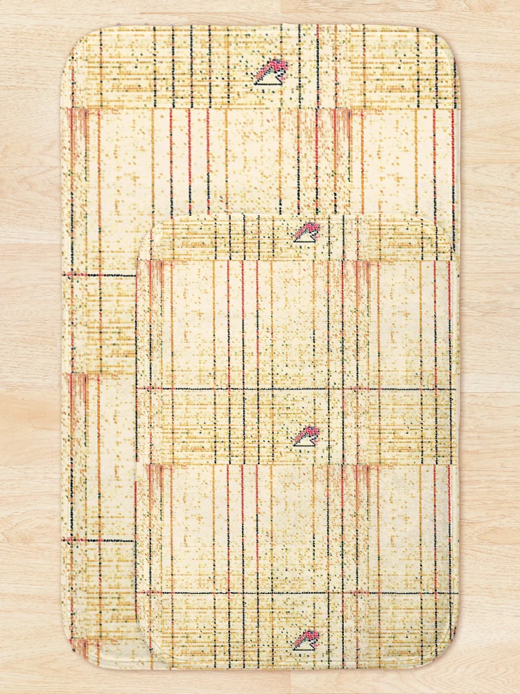 Thumbnail 5 of 6, Bath Mat, Cursive Retro designed and sold by Tovers.