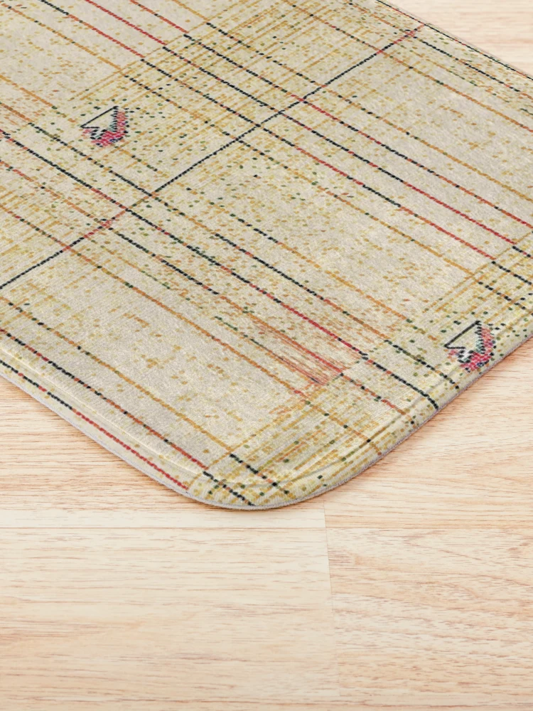 Thumbnail 3 of 6, Bath Mat, Cursive Retro designed and sold by Tovers.