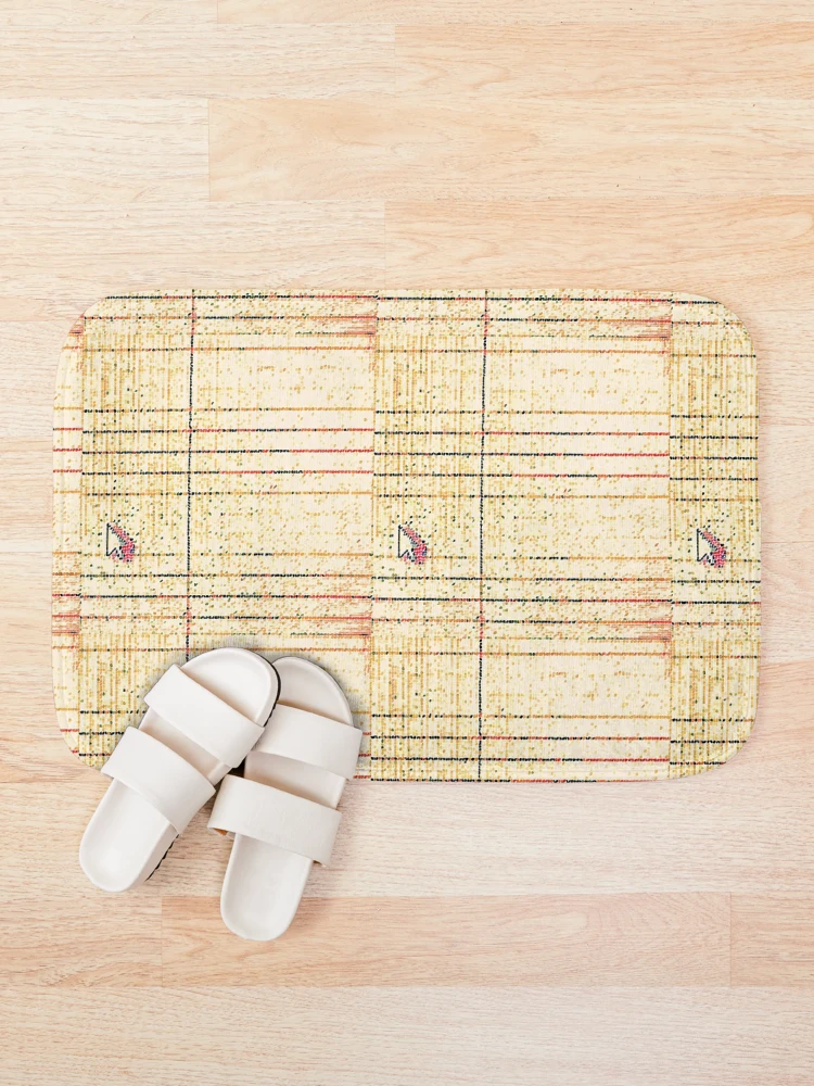 Thumbnail 1 of 6, Bath Mat, Cursive Retro designed and sold by Tovers.