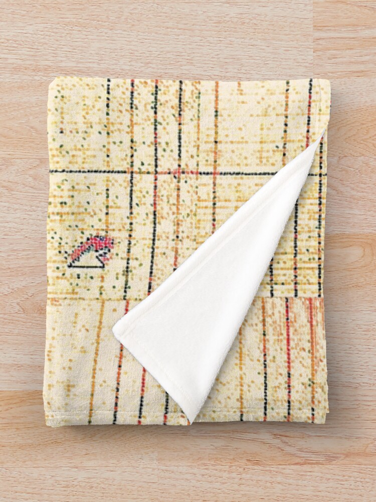 Thumbnail 3 of 6, Throw Blanket, Cursive Retro designed and sold by Tovers.