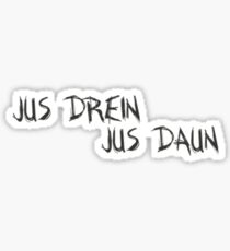 Jus Drein Jus Daun Sticker