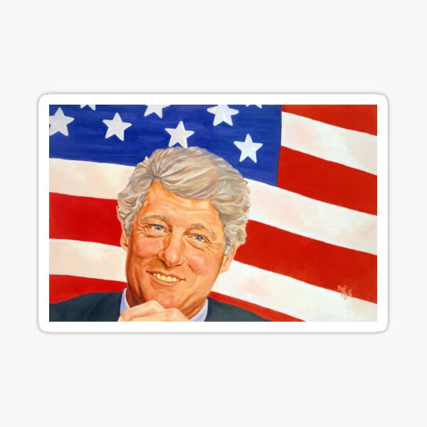 President-elect of the United States Bill Clinton Sticker