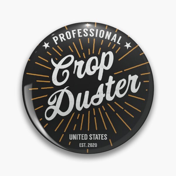 Item preview, Crop Duster Agriculture Vintage Badge designed and sold by SphereZones.