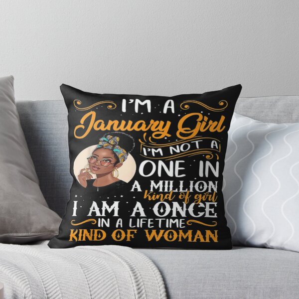Artikelvorschau, Ich bin ein Januar Mädchen schwarze Frauen Steinbock Geburtstag Geschenke T-Shirt entworfen und verkauft von Trendy Shirt.