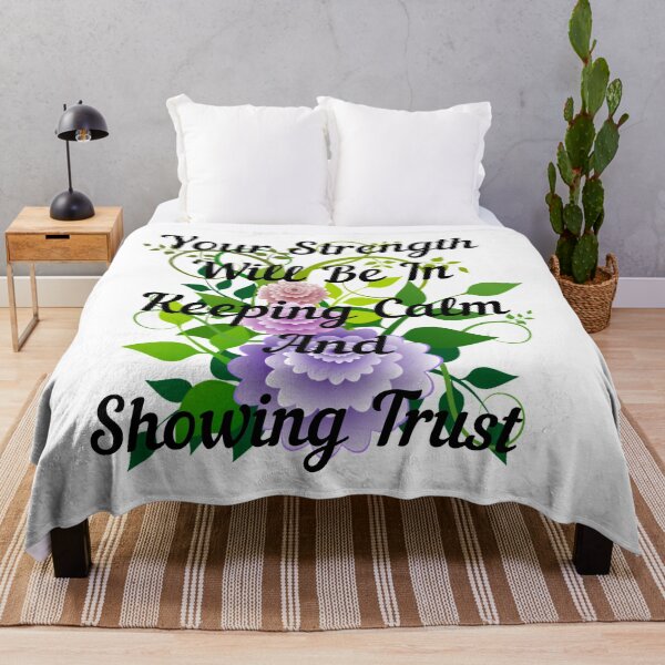 Item preview, your strength will be in keeping calm and showing trust designed and sold by cute105.