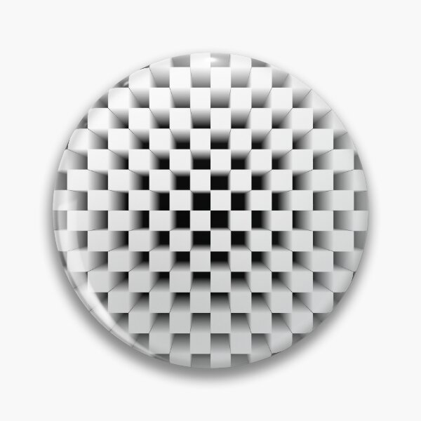 Item preview, Hypnotic 3D Chessboard in Monochrome designed and sold by gphotobox.