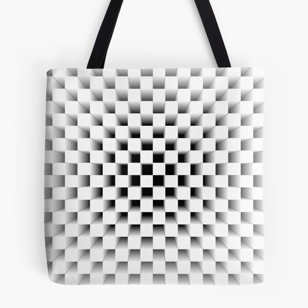 Item preview, Hypnotic 3D Chessboard in Monochrome designed and sold by gphotobox.