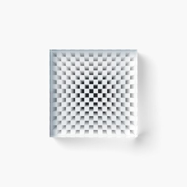 Item preview, Hypnotic 3D Chessboard in Monochrome designed and sold by gphotobox.