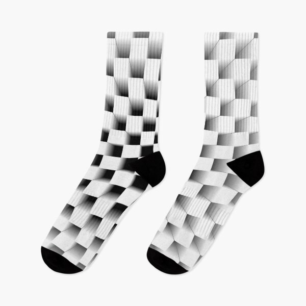 Item preview, Hypnotic 3D Chessboard in Monochrome designed and sold by gphotobox.