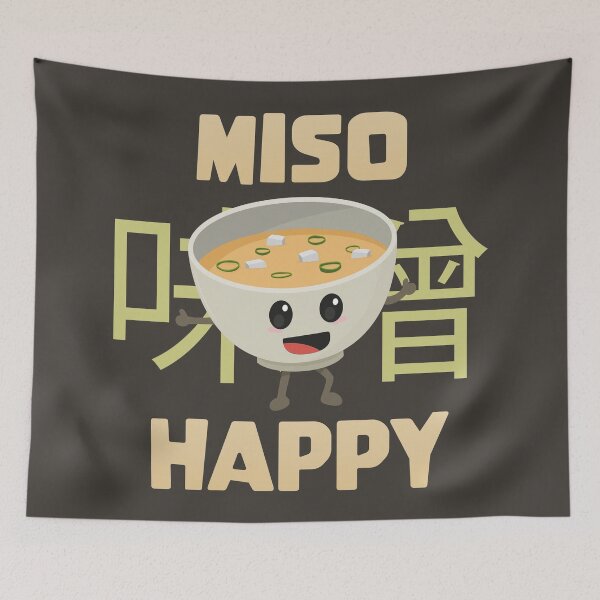 Item preview, Miso Happy Kawaii - Miso Soup designed and sold by PaulSDesign.